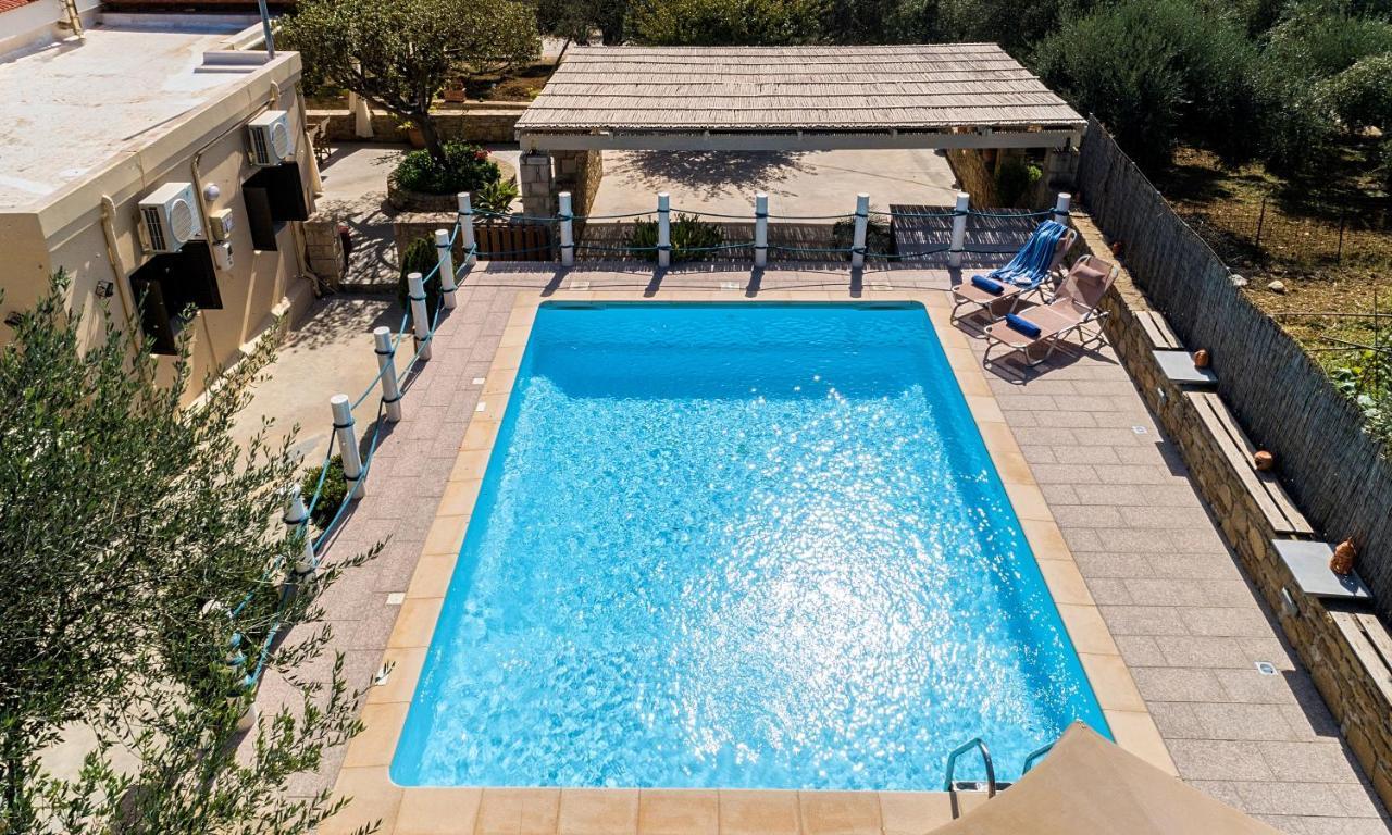 Cretan Kera Villa Heated Pool Exterior photo