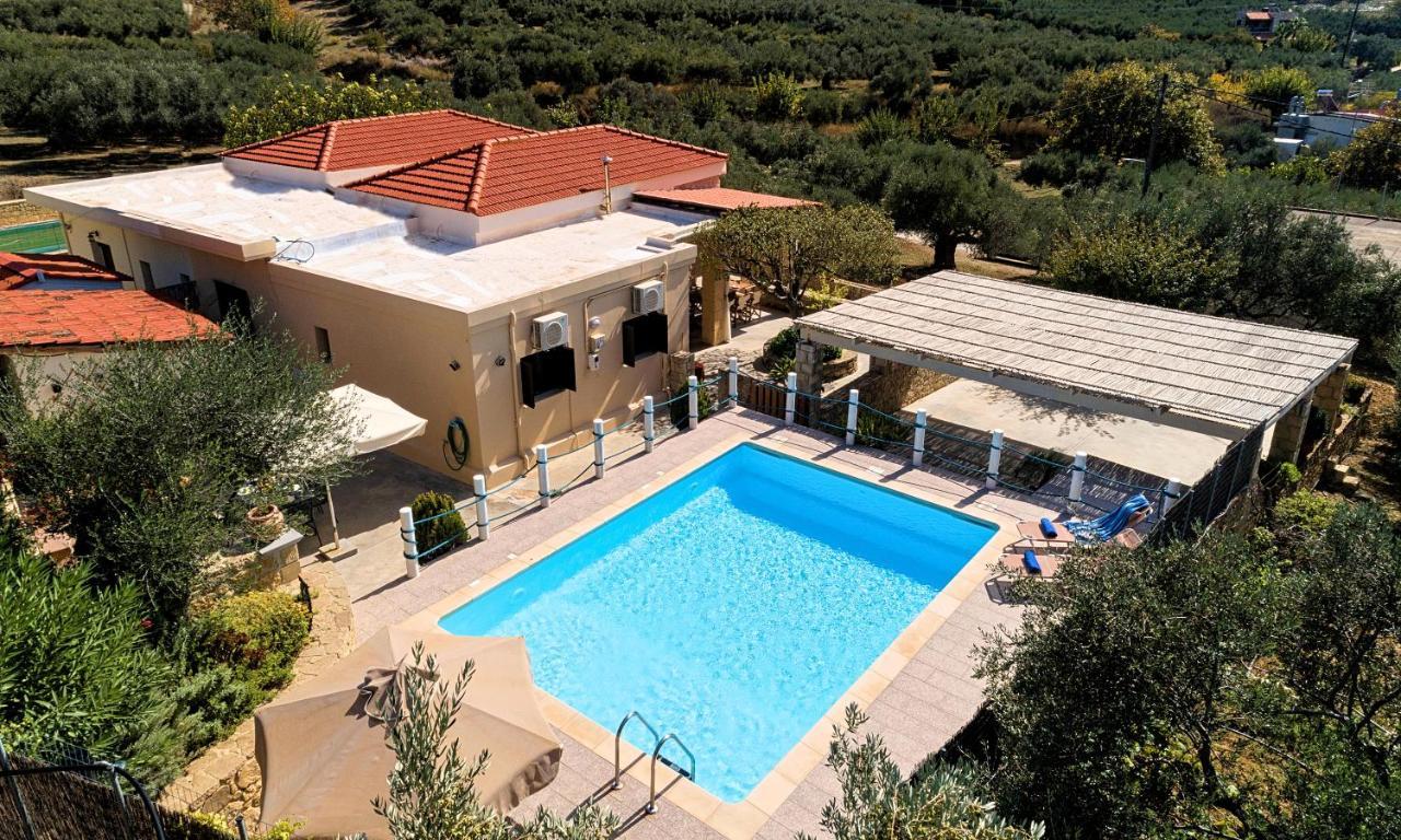 Cretan Kera Villa Heated Pool Exterior photo