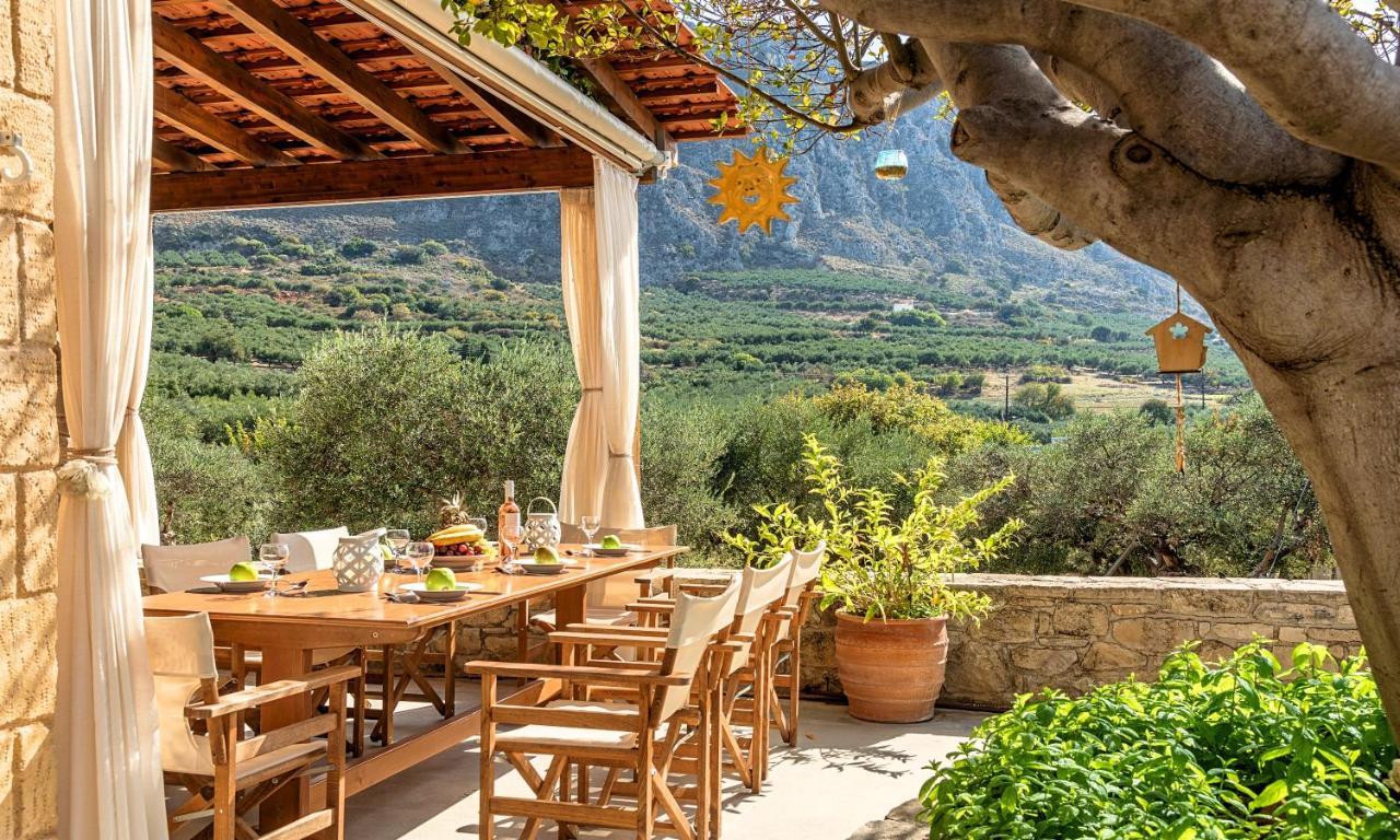 Cretan Kera Villa Heated Pool Exterior photo