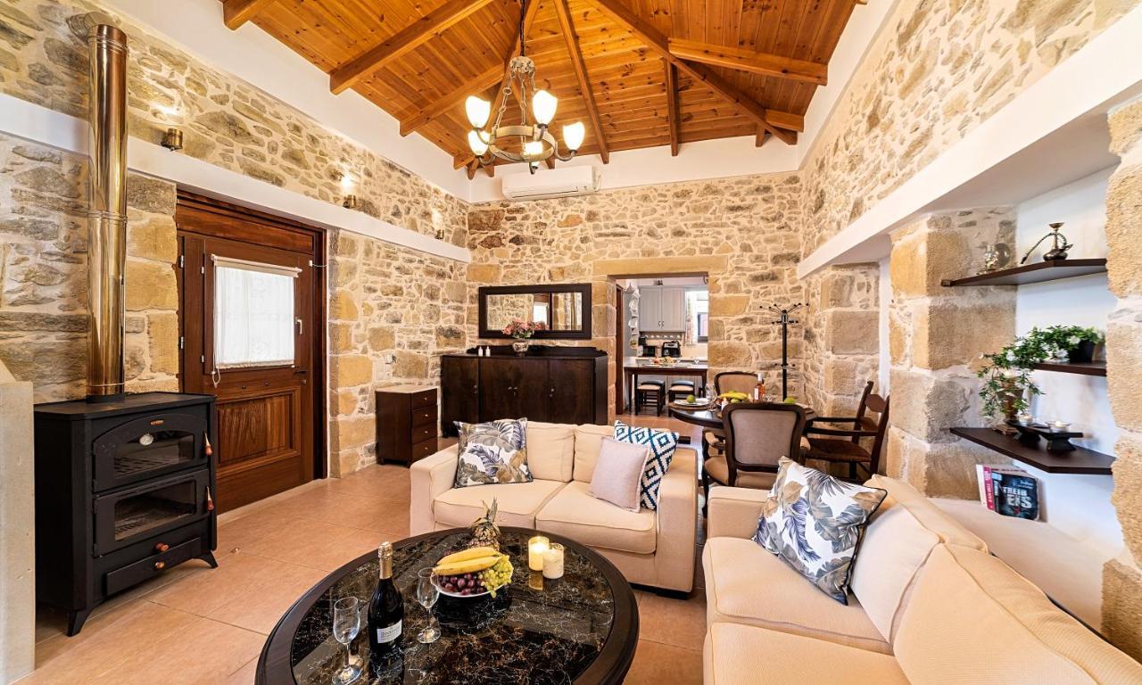 Cretan Kera Villa Heated Pool Exterior photo